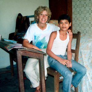 Pamela Carson and son Ram