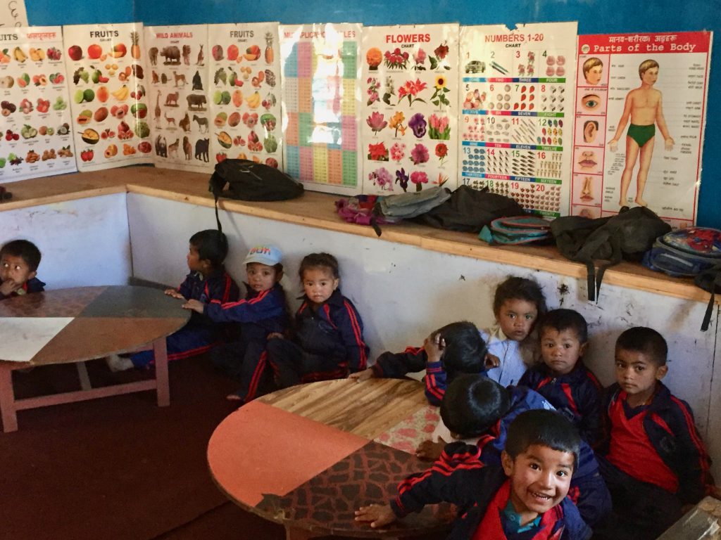 Interior of Deurali Primary School
