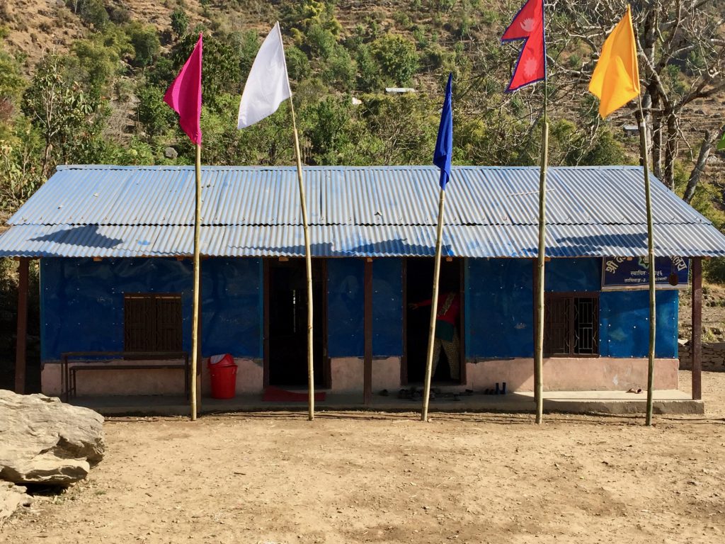 Exterior of Deurali Primary School