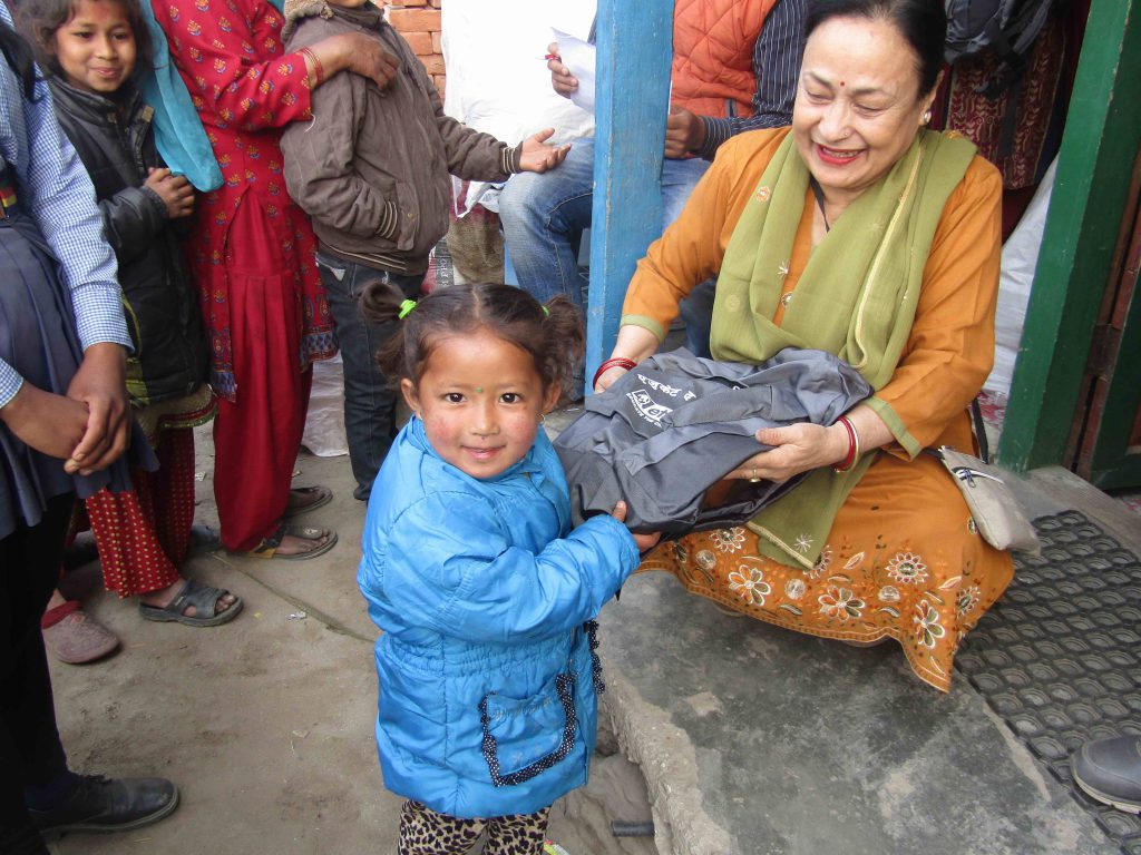 School supply distribution, April 2018