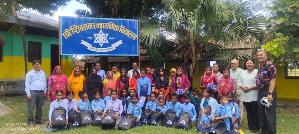 School supplies distribution
